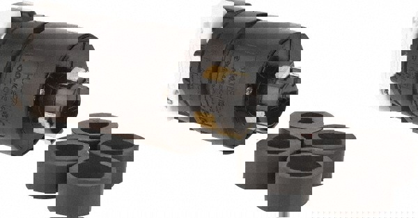 Locking Inlet: Plug, Industrial, Non-NEMA, Black